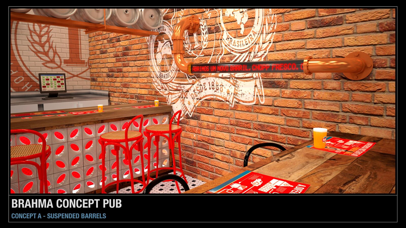 Brahma Concept Pub seating area