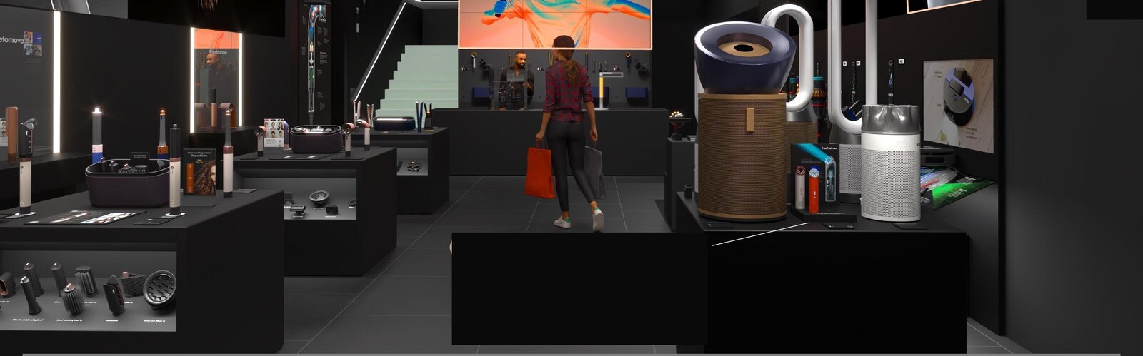 Dyson direct store, future retail environment overview