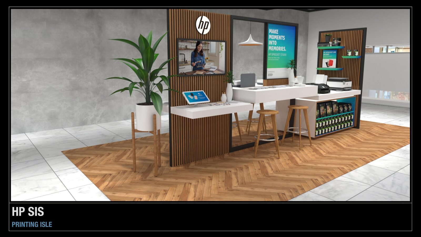 HP SIS printing isle
