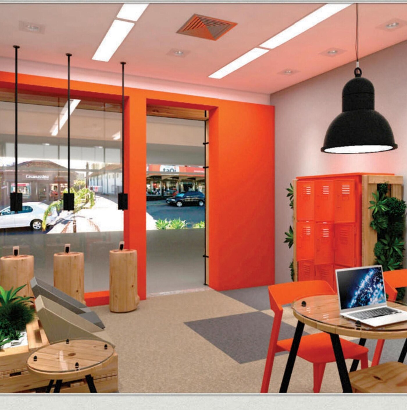 Nextel Concept Store — Industrial path concept