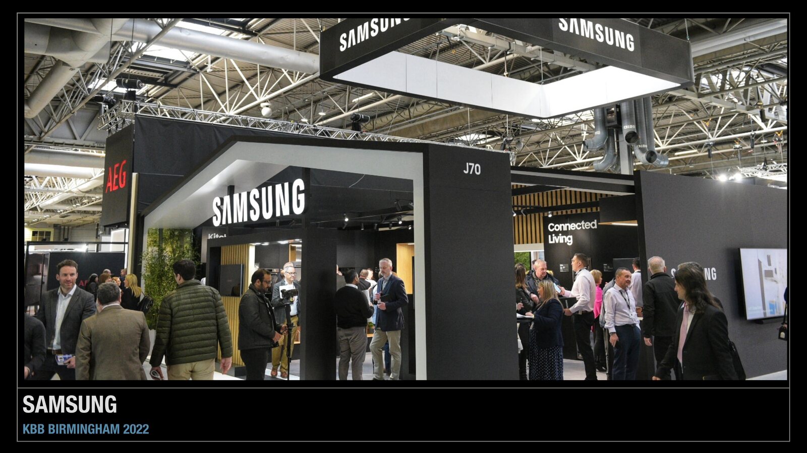 Samsung exhibition stand, KBB Birmingham 2022