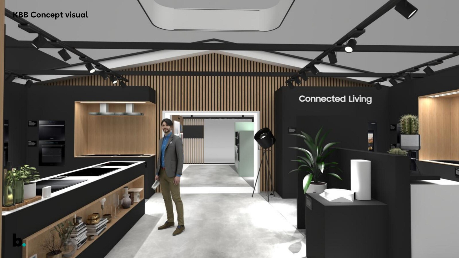 Samsung KBB stand — Connected Living zone