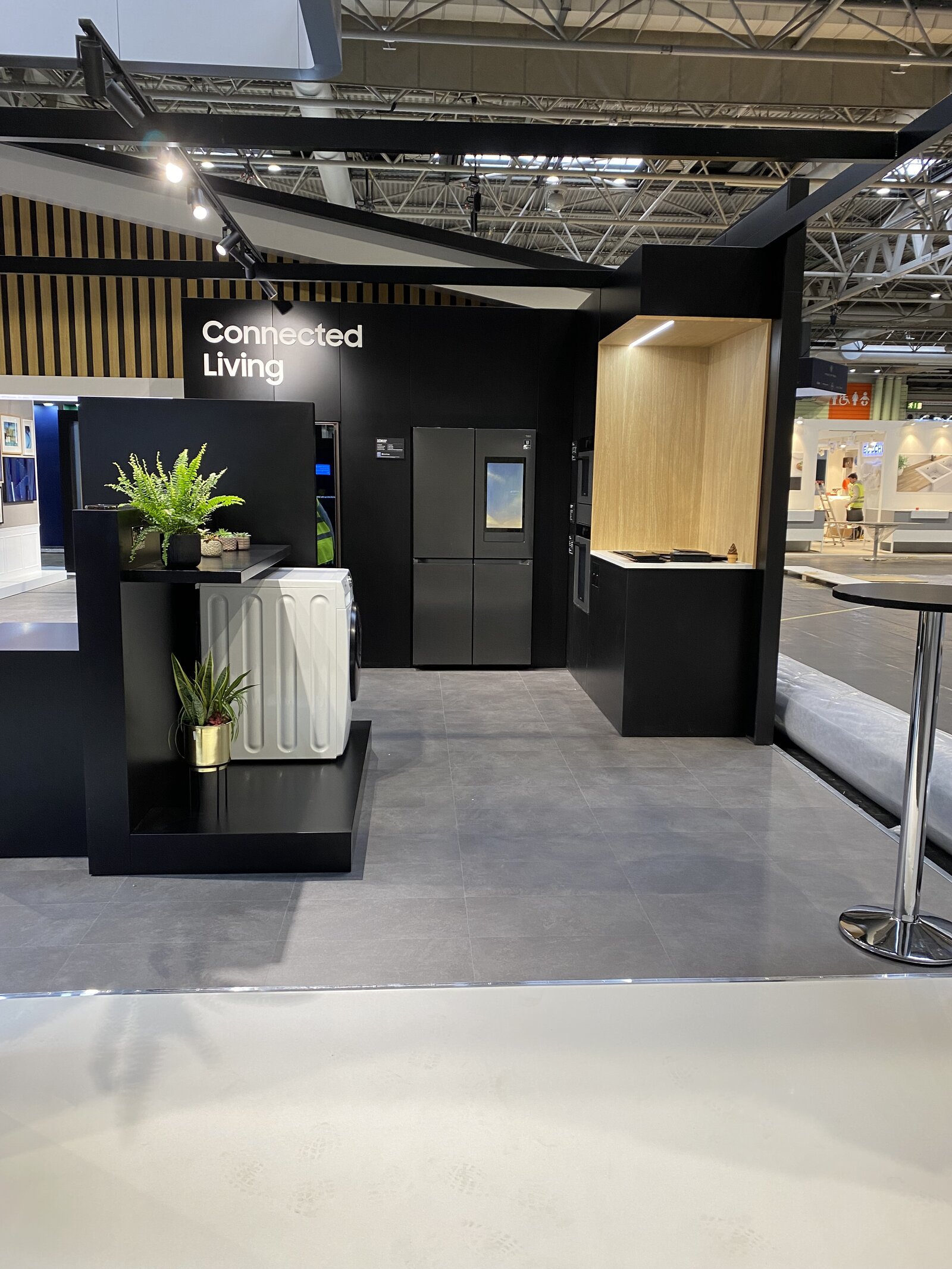 Samsung KBB stand in production — Kitchen Showroom build